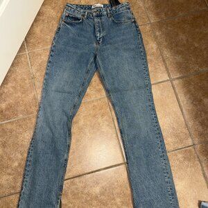 Zara Blue Straight Leg Jeans